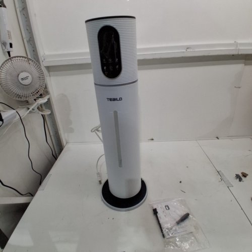TEBILD BEDROOM HUMIDIFIERS ULTRASONIC COOL MIST HUMIDIFIER TOP FILL LAST UP TO 52H WITH 360°NOZZLE - 230V - 28W - 60HZ - 9L/2.3GAL- SILVER (MODEL: H2008) image 5