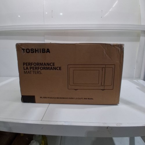 TOSHIBA COMPACT COUNTERTOP MICROWAVE OVEN - 1.2CU.FT - 1500W - STAINLESS STEEL (MODEL: ML-EM31P(SS)/CA) image 8