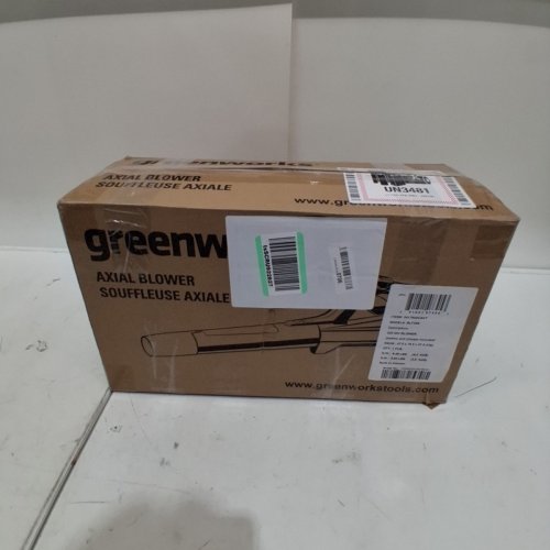 GREENWORKS 40V AXIAL BLOWER WITH 40V BATTERY AND CHARGER - GREEN/BLACK (MODEL: BLF346) image 5