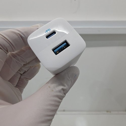 2PC ANKER TWO-PORT USB-C & USB-A CHARGING WALL BLOCK WITH USB-C TO LIGHTNING CABLE - 32W - WHITE (MODEL: B2326J21-1) image 3