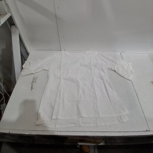 WOMANS COTTON LOOSE THIN BREATHABLE T-SHIRT - MEDIUM - WHITE image 2