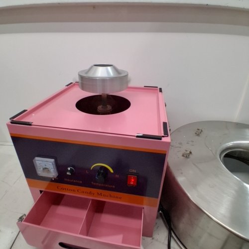 GARVEE COMMERCIAL COTTON CANDY MACHINE - 1000W - PINK/STAINLESS TEEL image 2