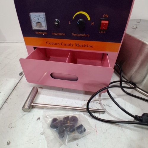 GARVEE COMMERCIAL COTTON CANDY MACHINE - 1000W - PINK/STAINLESS TEEL image 7