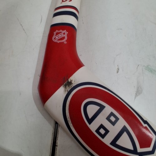 2PC FRANKLIN NHL MONTREAL CANADIENS HOCKEY STICK AND PUCK SET - RED/WHITE image 4