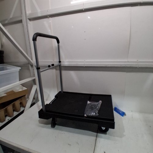 VEVOR FOLDABLE PLATFORM TRUCK - 330LBS CAPACITY - BLACK (MODEL: PZS200P) image 4