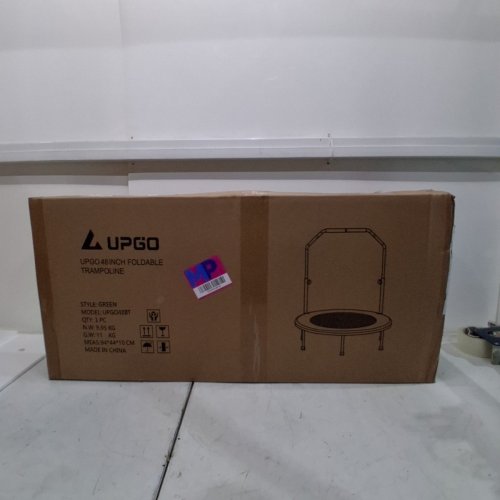 UPGO FOLDABLE MINI TRAMPOLINE - 48" \ 550LBS - BLACK\GREEN (MODEL:BC48SF) image 5