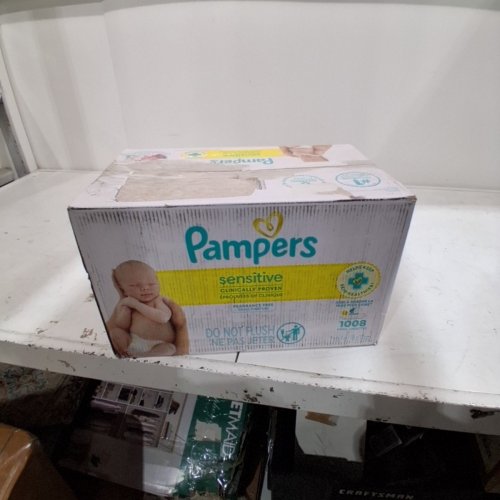 12 (84PK) PAMPERS SENSITIVE FRAGRANCE FREE BABY WIPES - 1008 TOTAL image 3