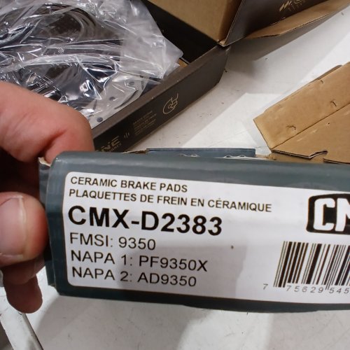 DS-ONE REAR COATED DRILLED SLOTTED DISC BRAKE ROTOR AND CMX BRAKES REAR CERAMIC DISC BRAKE PADS - 2022-2023 FORD LIGHTNING - image 2