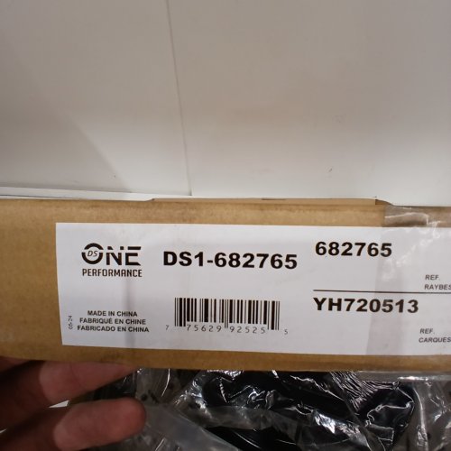 DS-ONE REAR COATED DRILLED SLOTTED DISC BRAKE ROTOR AND CMX BRAKES REAR CERAMIC DISC BRAKE PADS - 2022-2023 FORD LIGHTNING - image 3