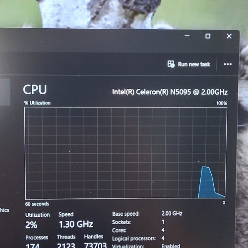 RUZAVA PORTABLE LAPTOP - 15.6" | CELERON N5095 | 8GB RAM | 512GB HARD DRIVE - SILVER - (MODEL: RK60) image 2