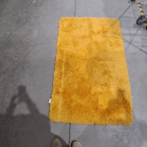 SHAG AREA RUG - 3FT X 5FT - YELLOW image 2