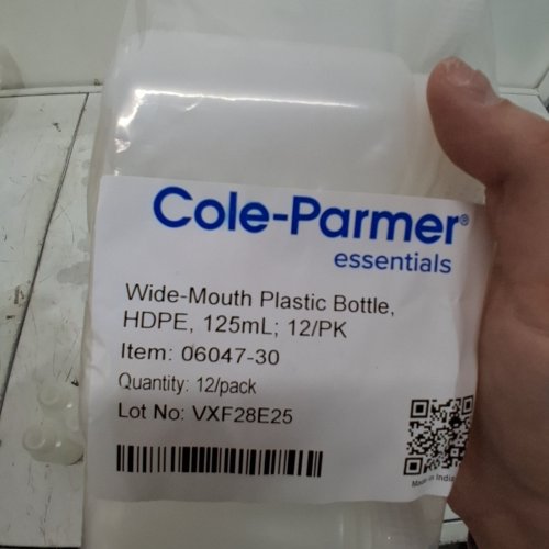 65PK COLE-PARMER WIDE-MOUTH HDPE PLASTIC BOTTLES - 60 ML - WHITE (ITEM: 06047-30) image 2