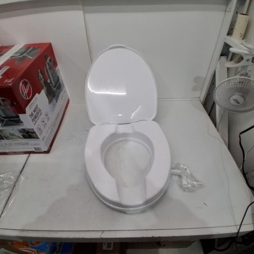 AQUASENSE RAISED TOILET SEAT(WHITE) image 2