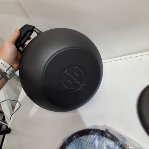 3PC TRAMONTINA PRE-SEASONED CAST IRON SET - 7QT (11") - BLACK (MODEL : 1901865) image 6