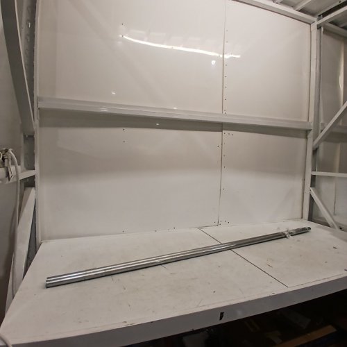 2PK GALVANIZED ROUND STEEL POLES - 5FT - SILVER image 3