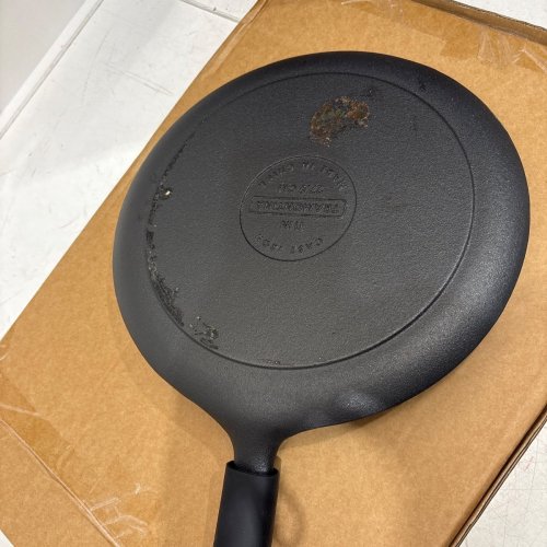 TRAMONTINA CAST IRON FLAT TAWA PAN - 11" - CAST IRON BLACK image 3