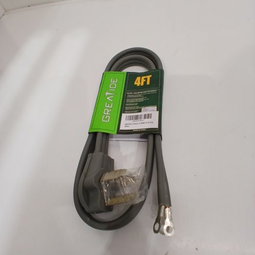 GREATIDE 3 PRONG DRYER POWER CORD WITH NEMA 10-30 PLUG - 4FT, 30 AMP, 125V, 3750W - GRAY (MODEL: E103SRDTO4L-GY) image 4