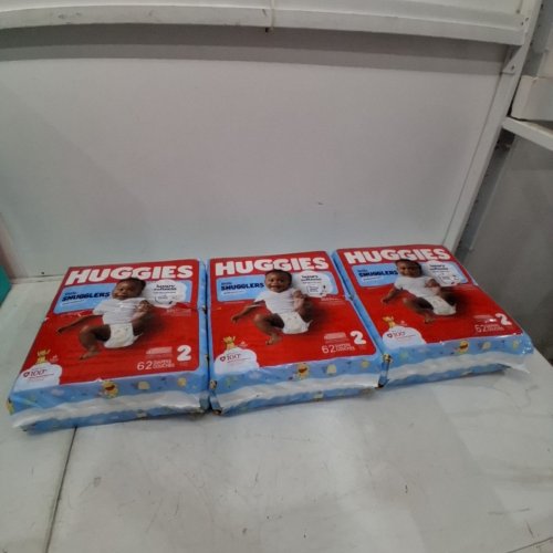 186PK HUGGIES LITTLE SNUGGLERS DIAPERS - SIZE 2 (12-18LB) - DISNEY WINNIE THE POOH (MODEL: 56309) image 2