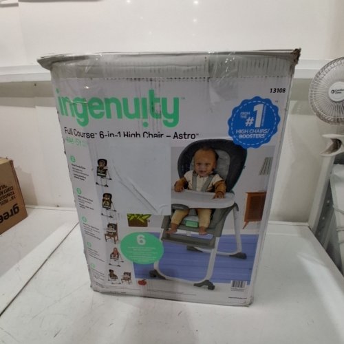 INGENUITY FULL COURSE CONVERTIBLE 6-IN-1 HIGH CHAIR - ASTRO (MODEL: 13108) image 7