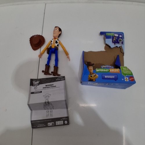 DISNEY AND PIXAR TOY STORY 5 INTERACTABLES WOODY FIGURE - MULTICOLOR image 3