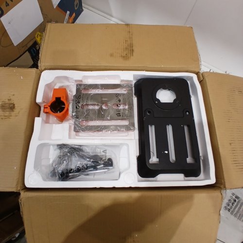 BENCHTOP DRILL PRESS WITH LED WORK LIGHT, 0-45° TILTING WORKTABLE, ADJUSTABLE SPEED, 2800 RPM, 6.2A - BLACK/ORANGE (MODEL:1013BL) image 3