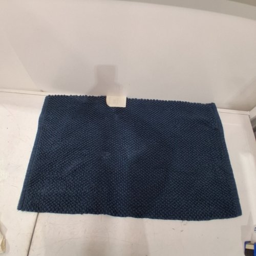 CASALUNA TEXTURED BATH MAT - 21"X34" - RAINSTORM BLUE image 2