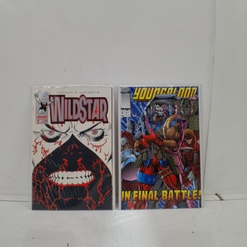 4 ASSTD MARVEL AND IMAGE COMIC BOOKS - ROBOCOP #17, #22, YOUNGBLOOD #4, WILDSTAR #1- VARIOUS AUTHORS image 4