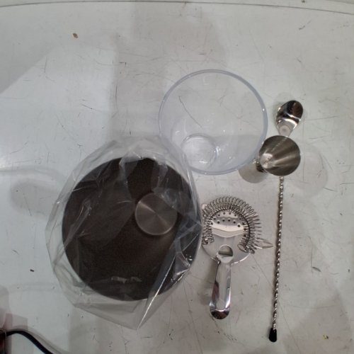 5PC HOUDINI BAR TOOL MIXING SET - SILVER (MODEL: H7-20405T) image 4