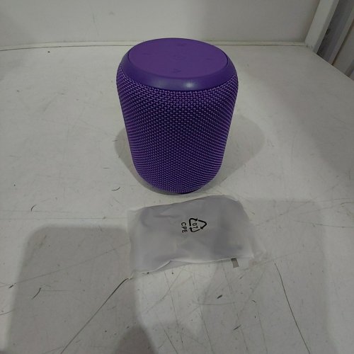 NOTABRICK BLUETOOTH SPEAKER WITH STEREO BASS - 15 HOUR LISTENING TIME - 15W 4.5" X 3.5" - PURPLE (MODEL: KI) image 4