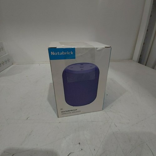 NOTABRICK BLUETOOTH SPEAKER WITH STEREO BASS - 15 HOUR LISTENING TIME - 15W 4.5" X 3.5" - PURPLE (MODEL: KI) image 5