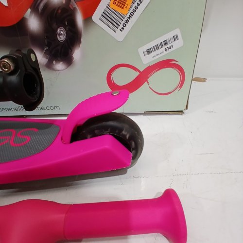 SERENELIFE KIDS 3-WHEEL SCOOTER - PINK (MODEL: SLKSC11PN) image 4