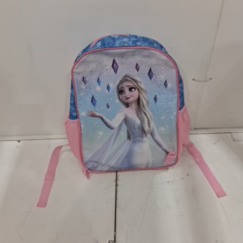 2PC DISNEY FROZEN BACKPACK AND LUNCH BAG SET - 14L - BLUE / PINK image 2