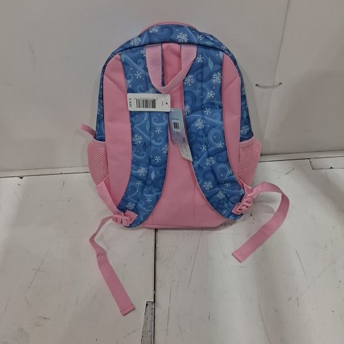 2PC DISNEY FROZEN BACKPACK AND LUNCH BAG SET - 14L - BLUE / PINK image 5
