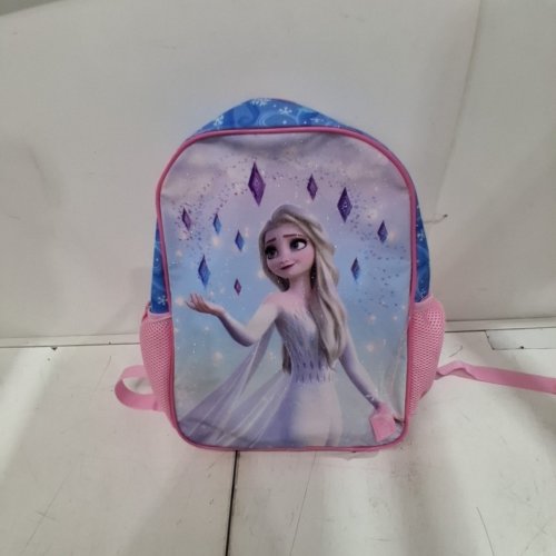2PC DISNEY FROZEN BACKPACK AND LUNCH BAG SET - 14L - BLUE / PINK image 6