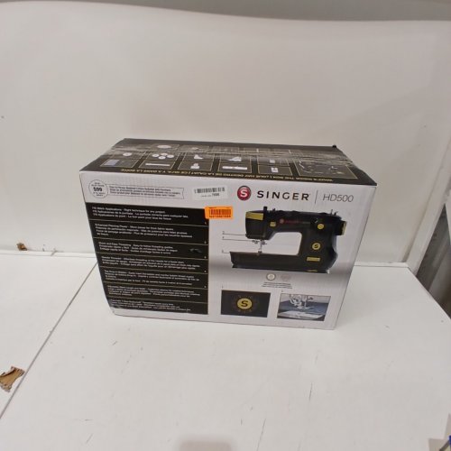 SINGER HEAVY DUTY 500 CLASSIC SEWING MACHINE WITH 23 BUILT-IN STITCHES - BLACK/GOLD (MODEL: HD500) image 5