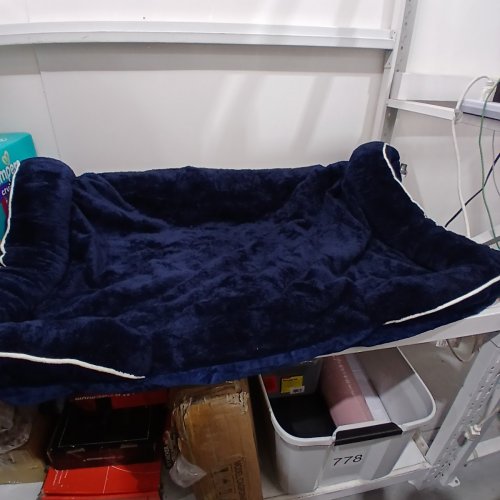 EXTRA LARGE MEMORY FOAM ORTHOPEDIC DOG PET BED - 42" X 42" - NAVY BLUE image 3