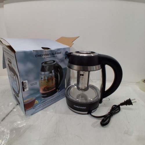 CHEFMAN ELECTRIC KETTLE- 1.8L - BLACK (MODEL:RJ11-18-PL) image 4