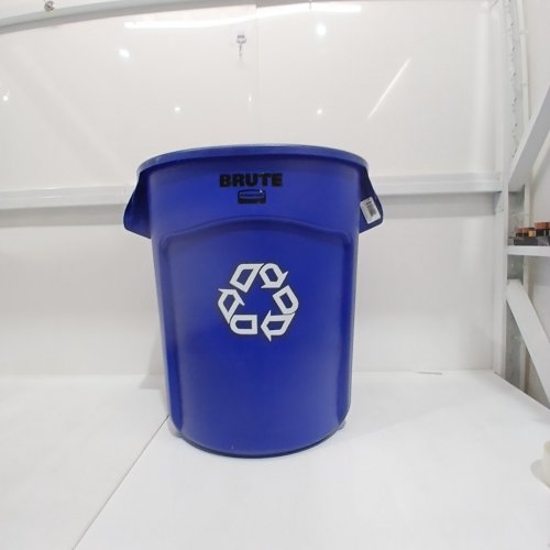 RUBBERMAID BRUTE HEAVY DUTY COMMERICAL RECYCLE BIN - 20GAL - BLUE (MODEL: FG262073BLUE) image 2