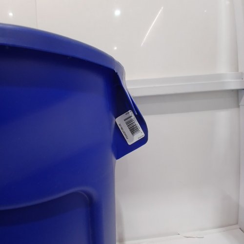 RUBBERMAID BRUTE HEAVY DUTY COMMERICAL RECYCLE BIN - 20GAL - BLUE (MODEL: FG262073BLUE) image 3
