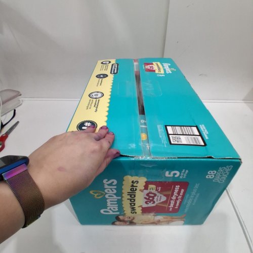 88PK PAMPERS SWADDLERS 100% LEAKPROOF 360 PULL-ON DISPOSABLE DIAPERS - SIZE 5 (20-37LBS) image 3