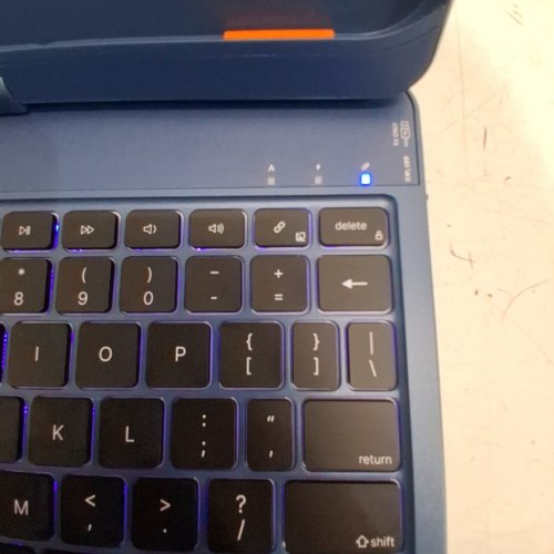 TYPECASE BLUETOOTH FLEXBOOK TOUCH KEYBOARD CASE - COMPATIBLE WITH 11" IPAD 11TH GEN - MIDNIGHT BLUE (MODEL: KB201T-100) image 2