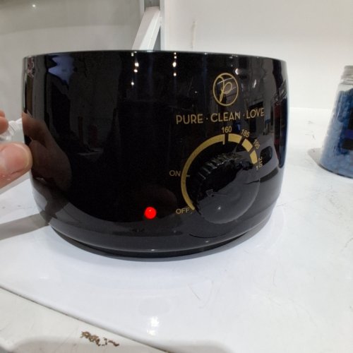PURE CLEAN LOVE WAX WARMER WITH SCENTED WAX BEADS - BLACK image 2