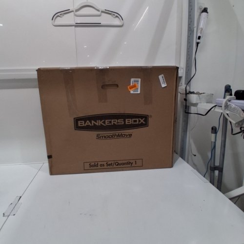 4PK SMOOTHMOVE BANKERS BOX - SMALL - 10" X 12" - BROWN image 4
