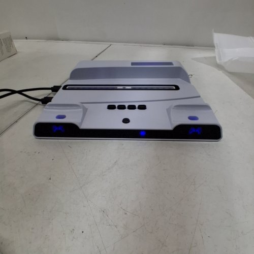 SURGE MULTI-FUNCTION CHARGING STAND PLAYSTATION 5 PS5 DIGITAL AND DISC VERSION WITH COOLING FANS 2 CHARGE DOCKS FOR DUALSENSE CONTROLLERS - WHITE (MODEL: SG20013) image 2