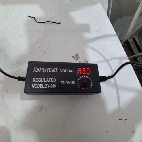 ADJUSTABLE REGULATED DC POWER SUPPLY ADAPTER - 3 V-12 V, 5A - BLACK (MODEL: ZY-009) image 2