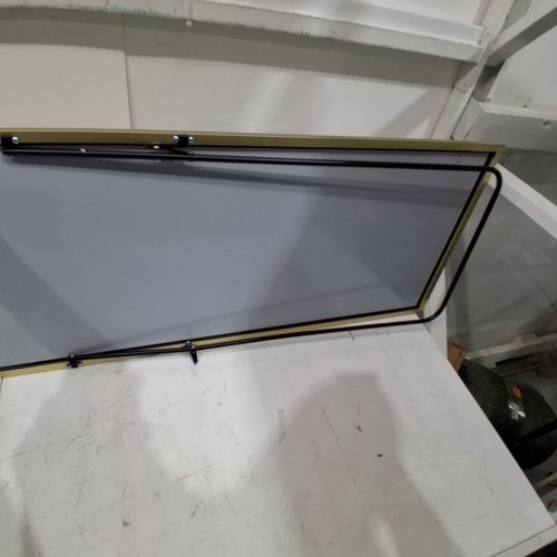 FULL LENGTH MIRROR WITH STAND - 17" X 57.5" - GOLD image 4