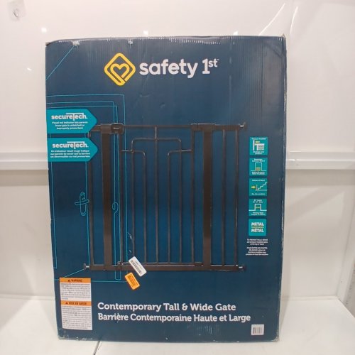SAFTEY 1ST EASY INSTALL WALK THROUGH GATE- 29" - 47" X 36" - BLACK (MODEL:GA176CBLK) image 2