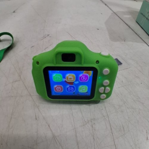 KIDS DIGITAL CAMERA WITH MICRO SD - 1080HD - GREEN/DINO image 2