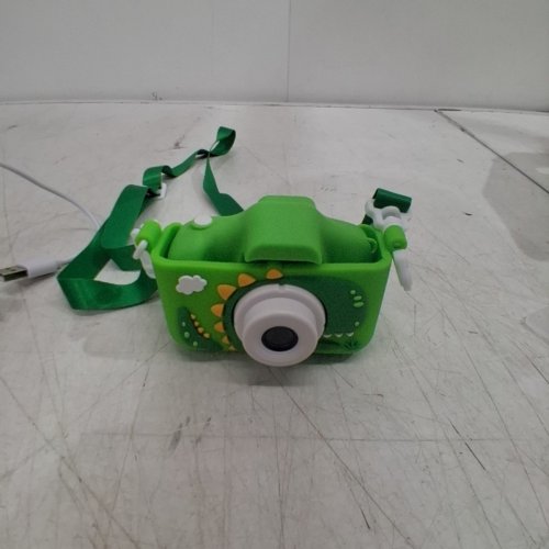 KIDS DIGITAL CAMERA WITH MICRO SD - 1080HD - GREEN/DINO image 4