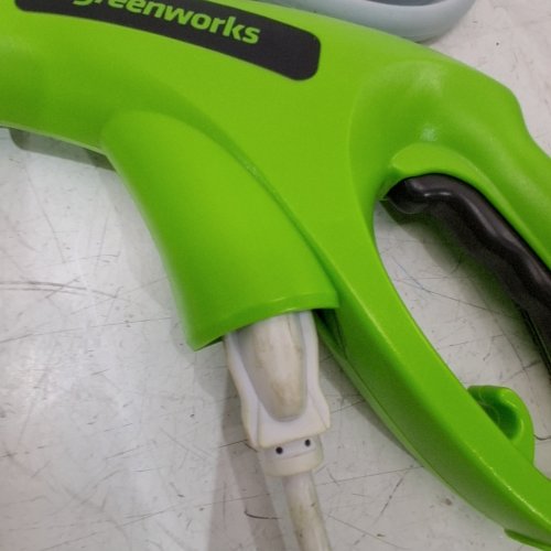 GREENWORKS DUAL LINE CORDED STRING TRIMMER - 4AMP - 13" - GREEN (MODEL:STA805) image 2